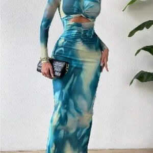 SHEIN Light Blue Garment